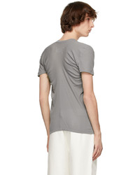 Maison Margiela Grey Draped Back T Shirt
