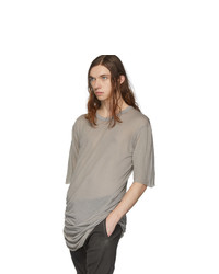 Boris Bidjan Saberi Grey Dyed T Shirt