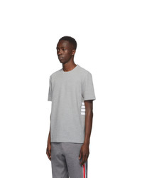 Thom Browne Grey Engineered 4 Bar Pique T Shirt