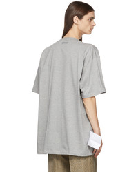 Vetements Grey Logo Label T Shirt