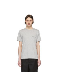 Comme Des Garcons SHIRT Grey Logo T Shirt