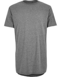 River Island Grey Longline T Shirt