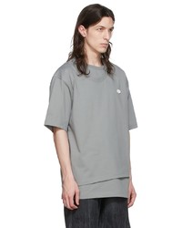 Ader Error Grey Mble T Shirt