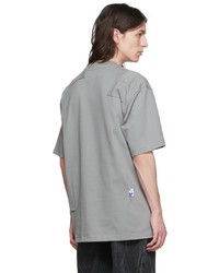 Ader Error Grey Mble T Shirt