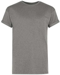 Topman Grey Muscle Fit Roller T Shirt
