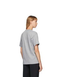 Acne Studios Grey Nash Face T Shirt