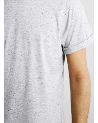 Topman Grey Neppy Roller Fit T Shirt