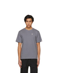 AAPE BY A BATHING APE Grey One Point T Shirt