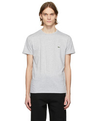 Lacoste Grey Pima Cotton Logo T Shirt