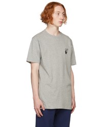 Off-White Grey Slim Degrade Arrow T Shirt