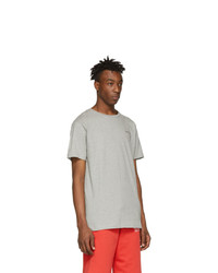 Off-White Grey Slim Logo T Shirt