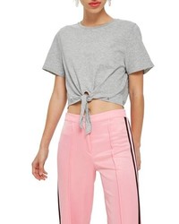 Topshop Knot Front Tee
