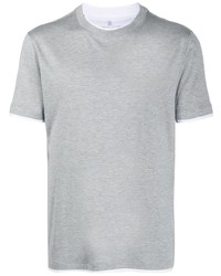 Brunello Cucinelli Layered Effect T Shirt