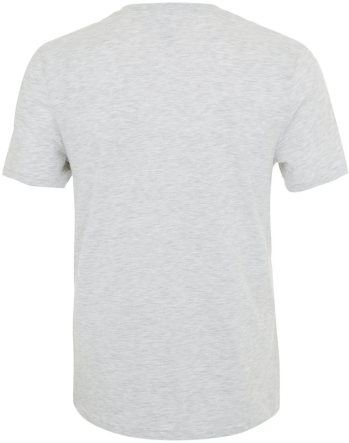 Topman Light Grey Marl Classic Crew Neck T Shirt, $10 | Topman |