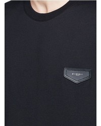 Givenchy Logo Leather Patch T Shirt