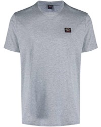 Paul & Shark Logo Patch Cotton T Shirt