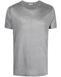 Orlebar Brown Logo Patch Linen T Shirt