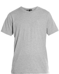 Y-3 Logo Print Short Sleeved Cotton T Shirt