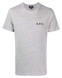 A.P.C. Logo Print Short Sleeved T Shirt
