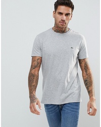 Lacoste Logo T Shirt In Grey