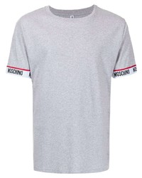 Moschino Logo Tape Detail Short Sleeve T Shirt