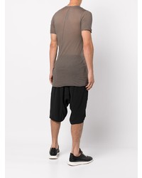 Rick Owens Long Length Cotton T Shirt