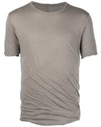 Rick Owens Long Line Cotton T Shirt