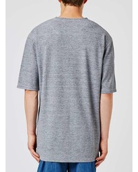 Topman Ltd Grey Oversized Woven T Shirt