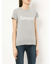 MAISON KITSUNE Maison Kitsun Parisienne Print T Shirt