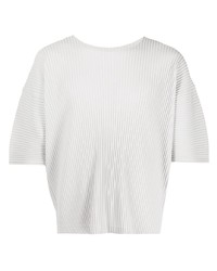 Homme Plissé Issey Miyake Micro Pleated Round Neck T Shirt