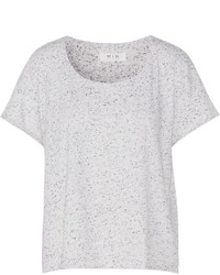 MiH Jeans Mih Jeans Bobo Marled Cotton Blend T Shirt