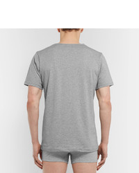 Sunspel Mlange Cotton Jersey T Shirt