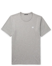 Acne Studios Nash Mlange Cotton Jersey T Shirt
