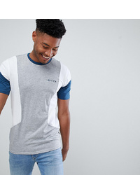 Nicce London Nicce Panelled T Shirt In Grey To Asos