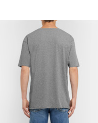 Saint Laurent Oversized Cotton Jersey T Shirt