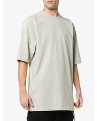 Rick Owens Oversized Long Cotton T Shirt