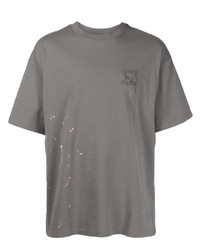 Musium Div. Paint Splatter Detail Cotton T Shirt