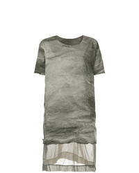 Uma Wang Panelled Longline T Shirt