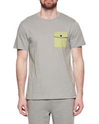 ELEVENPARIS Patch Pocket Cotton T Shirt In Puritan Grey At Nordstrom