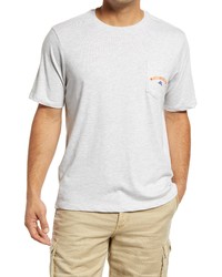 Tommy Bahama Paw 4 Course Cotton Tee In Oatmeal Heather At Nordstrom