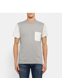 Beams Plus Colour Block Cotton Jersey T Shirt