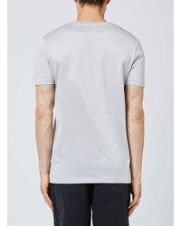Topman Premium Grey Crew Neck T Shirt