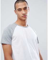 Burton Menswear Raglan T Shirt In Grey