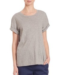 Vince Relaxed Fit Linen Tee