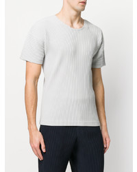 Homme Plissé Issey Miyake Ribbed Effect T Shirt