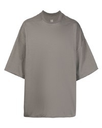 Rick Owens Round Neck Short Sleeve Oversized T Shirt