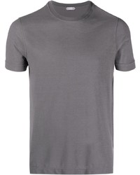 Zanone Round Neck Short Sleeve T Shirt