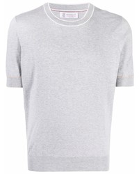 Brunello Cucinelli Short Sleeve Cotton T Shirt