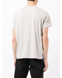 Rick Owens Short Sleeve Panelled T Shirt