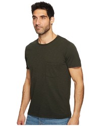 7 For All Mankind Short Sleeve Raw Pocket Crew Clothing